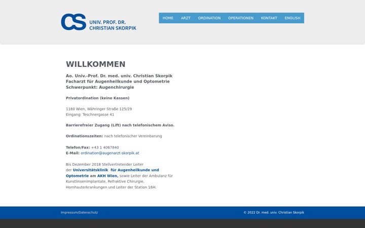 Screenshot of augenarzt-skorpik.at