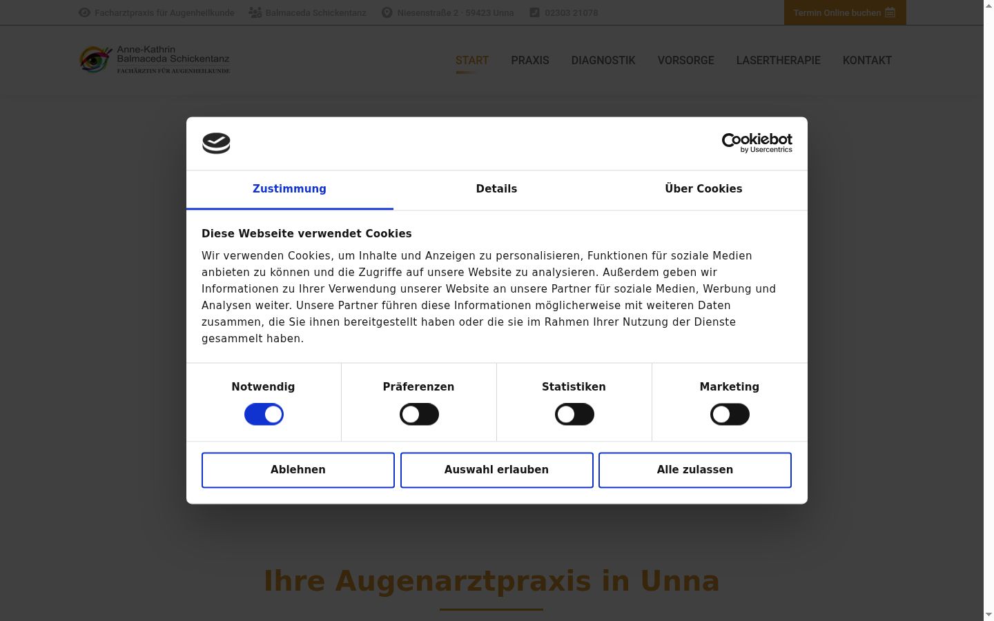 Ekraanipilt nõusolekubännerist, mida näidati enne mis tahes suhtlust