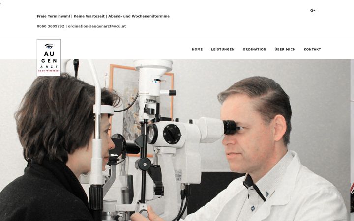 Screenshot of augenarzt4you.at