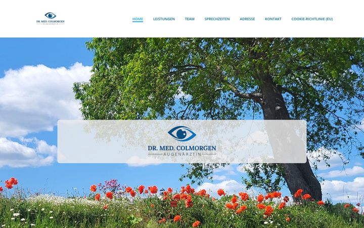 Screenshot of augenarztpraxis-colmorgen.de