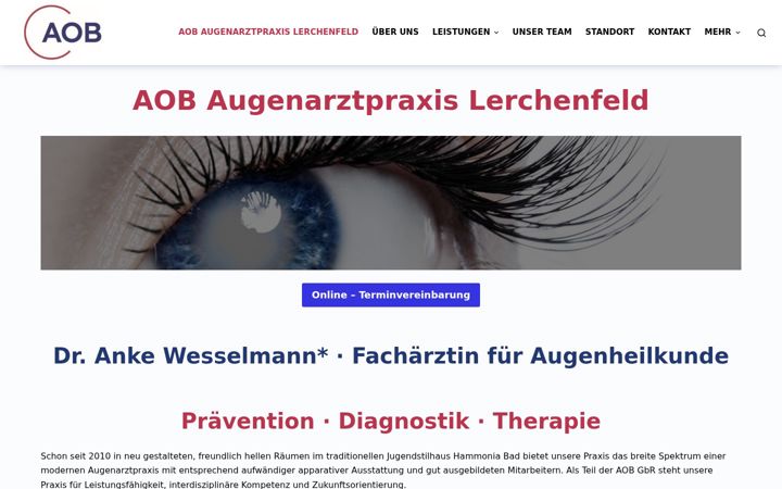 Screenshot di augenarztpraxis-wesselmann.de