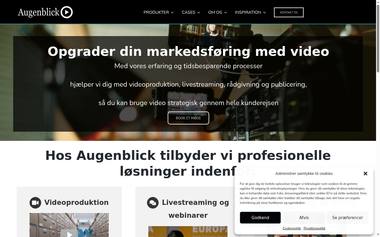 Screenshot van de toestemmingsbanner zoals getoond vóór enige interactie