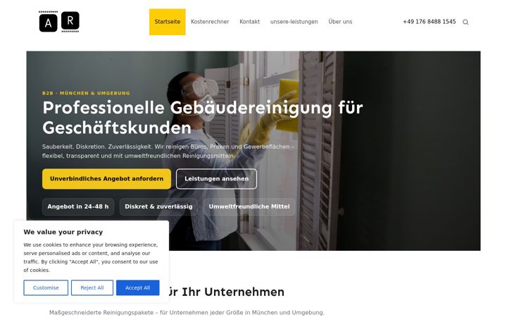 Screenshot of augenblick-reinigung.de