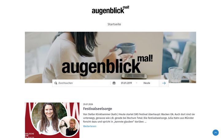 Screenshot of augenblickmalonline.de