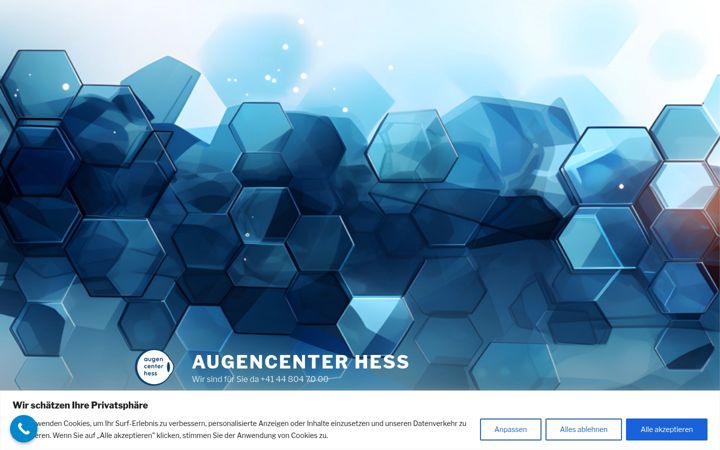 Screenshot of augencenter-hess.ch