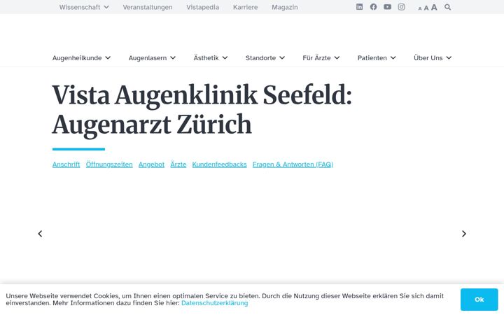 Screenshot of augenklinikseefeld.ch