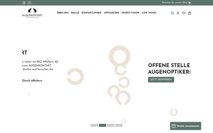 Snímek obrazovky augenkontakt-shop.ch