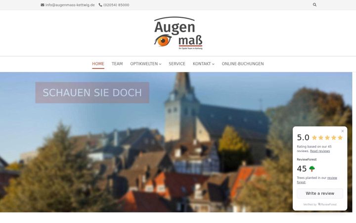 Screenshot of augenmass-kettwig.de
