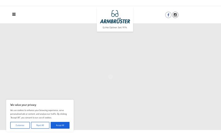 Skärmbild av augenoptik-armbruester.de