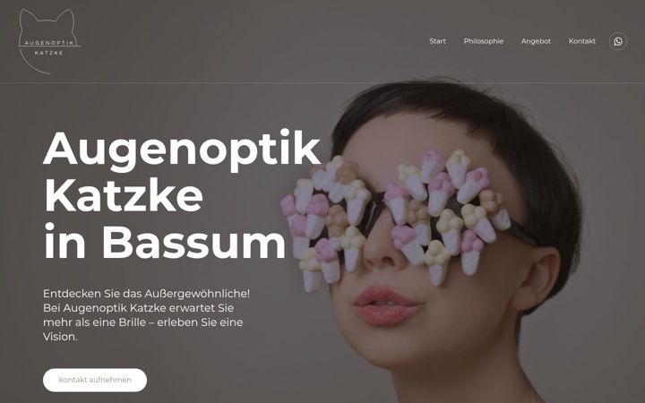 Skärmbild av augenoptik-bassum.de