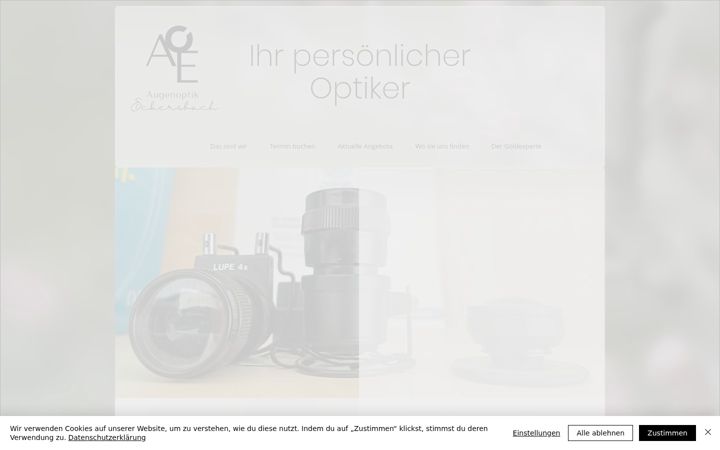 Screenshot of augenoptik-eckersbach.de