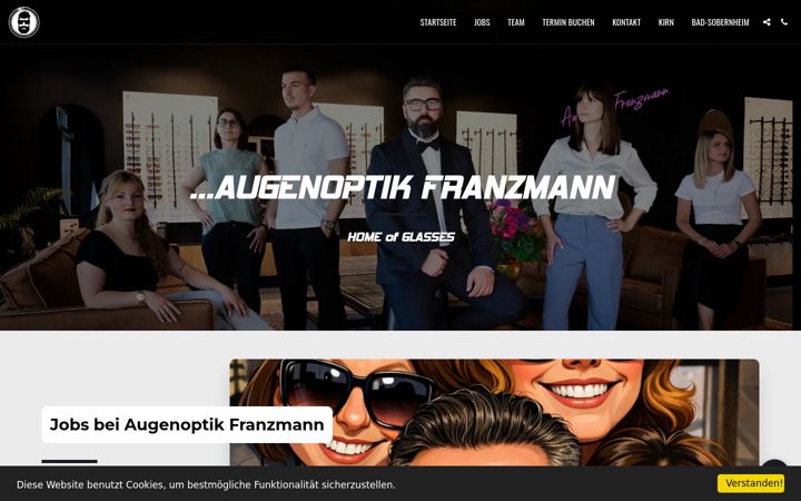 Screenshot of augenoptik-franzmann.de