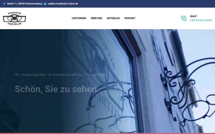 Screenshot of augenoptik-heinz-mueller.com