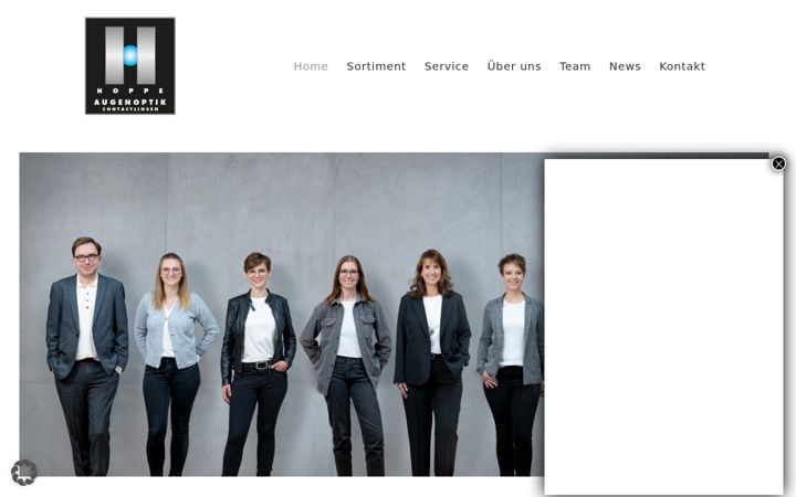 Screenshot of augenoptik-hoppe.de