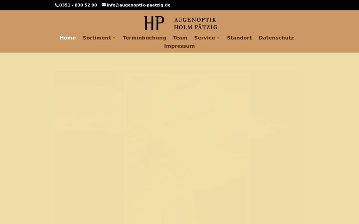 Skærmbillede af augenoptik-paetzig.de