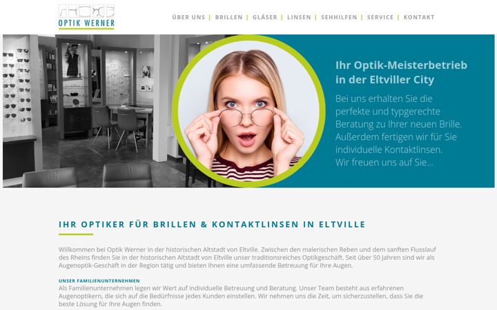 Skærmbillede af augenoptik-werner.de