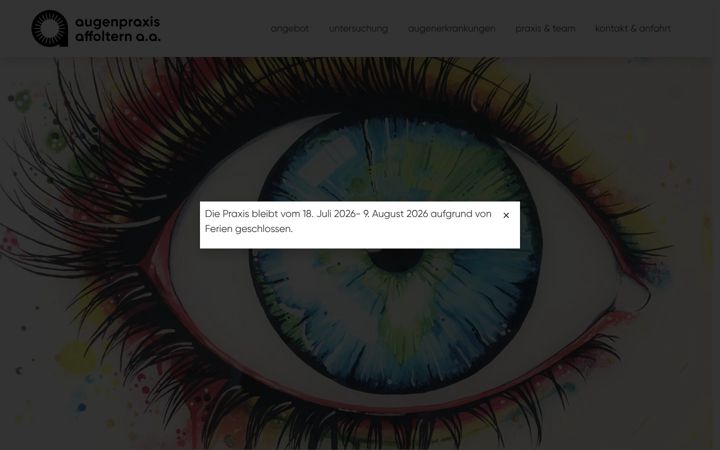 Screenshot of augenpraxis-affoltern.ch