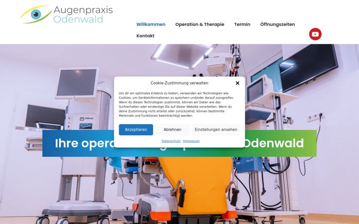 Screenshot von augenpraxis-odenwald.de