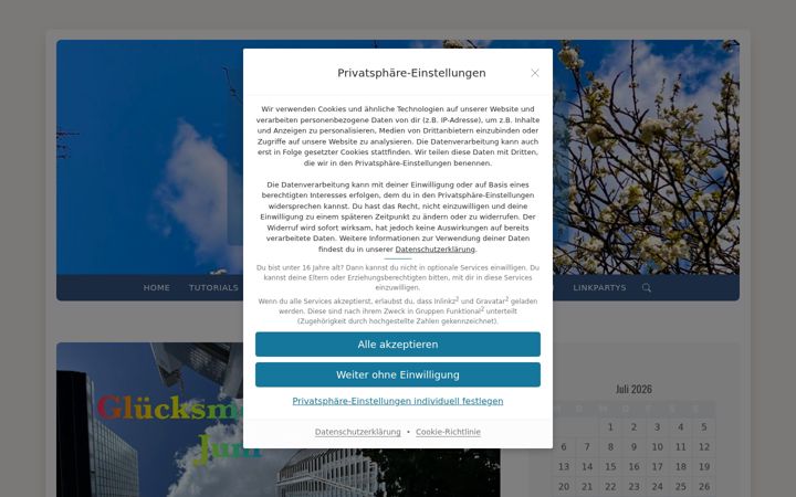 Screenshot von augensternswelt.de