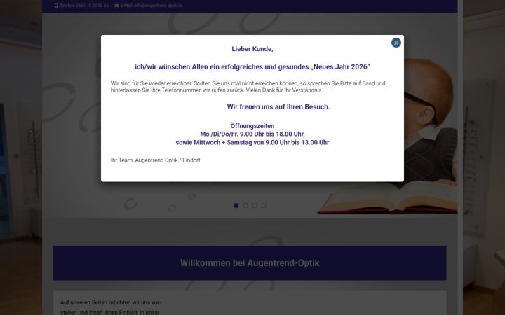 Screenshot του augentrend-optik.de