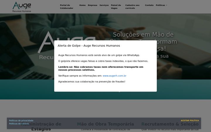 Képernyőkép: augerh.com.br