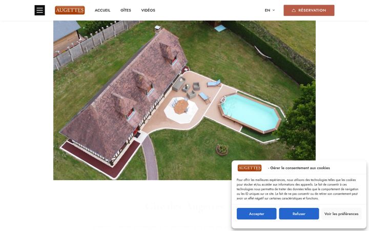 Screenshot of augettes.fr