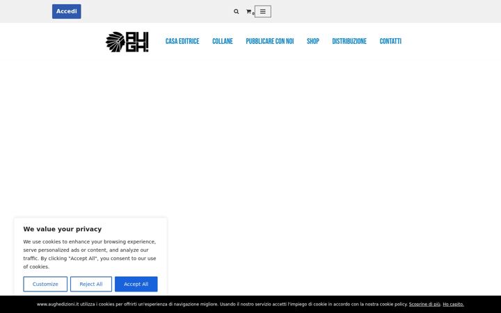 Screenshot of aughedizioni.it