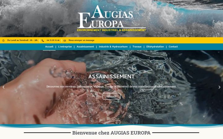 Screenshot of augias-europa.fr