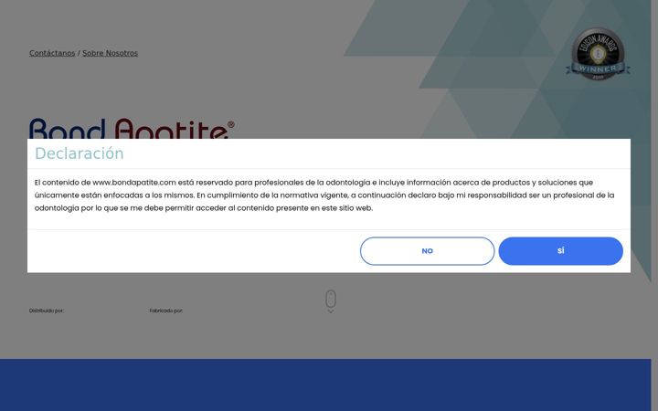 Screenshot of augmabond.com