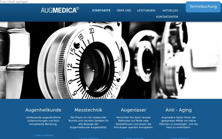 Screenshot of augmedica.de