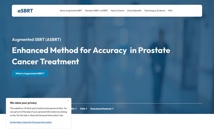 Screenshot of augmentedsbrt.com