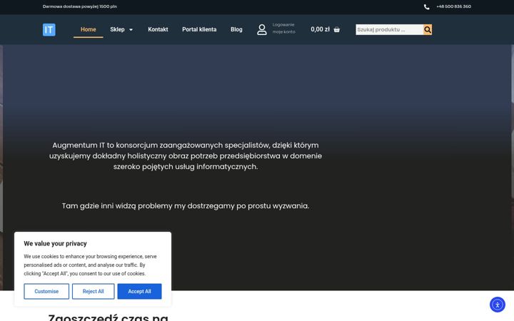 Screenshot of augmentum.pl