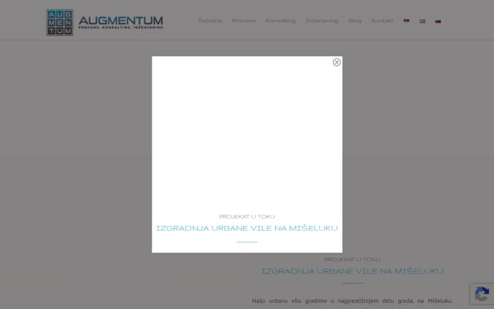 Snímek obrazovky augmentum.rs