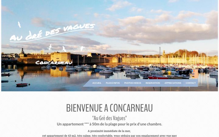 Screenshot of augredesvagues.com