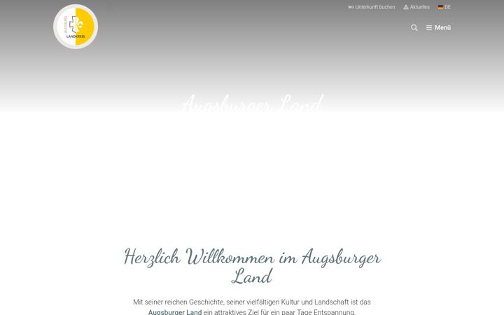 Screenshot of augsburger-land.de