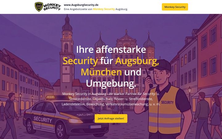 Screenshot of augsburgsecurity.de