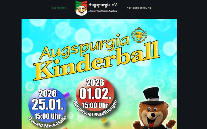 Screenshot van augspurgia.de