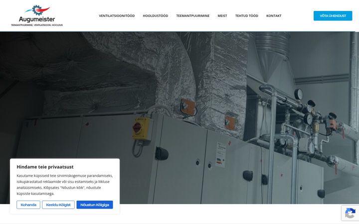 Screenshot of augumeister.ee