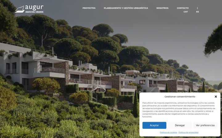 Screenshot of augur.es