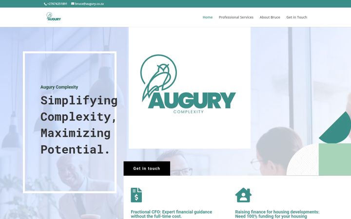 Zrzut ekranu augury.co.za