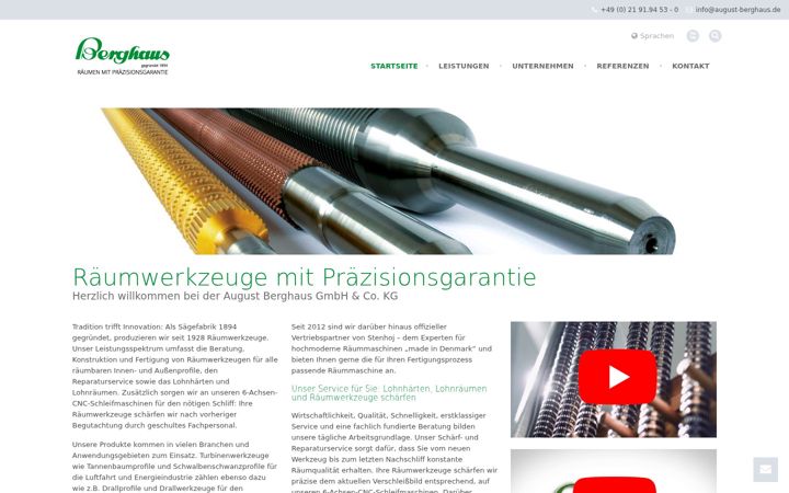 Screenshot of august-berghaus.de