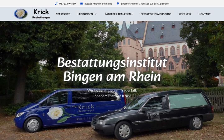 Screenshot of august-krick.de