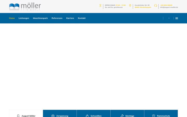 Screenshot of august-moeller.de