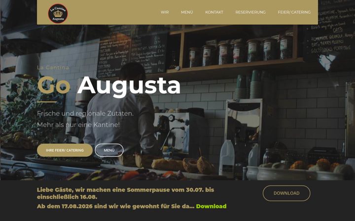 Screenshot von augusta-berlin.de