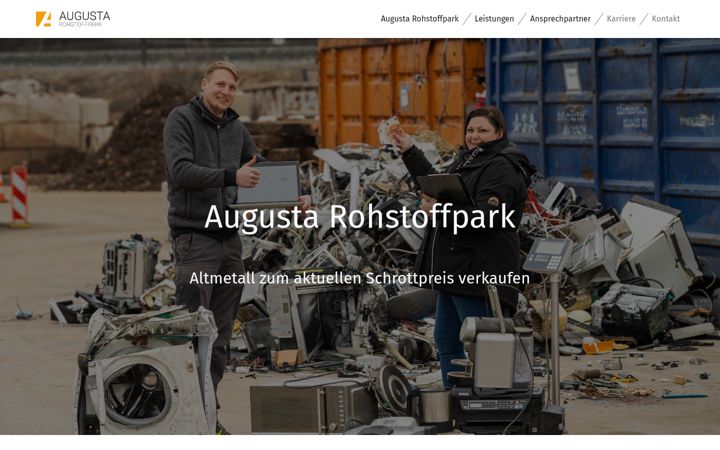 Screenshot of augusta-rohstoffpark.at
