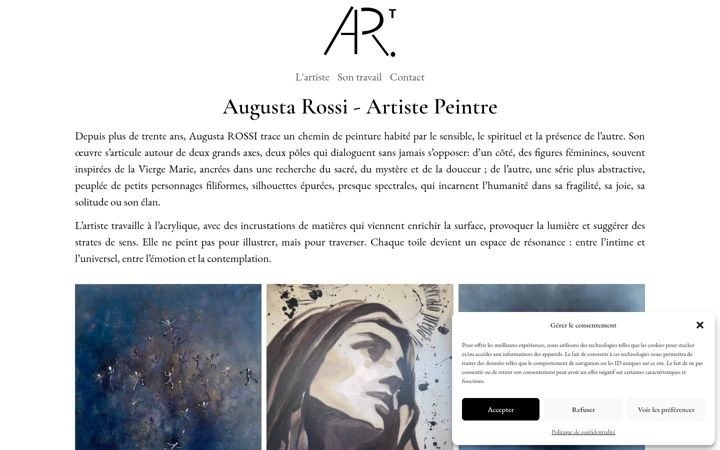 Screenshot of augusta-rossi.com