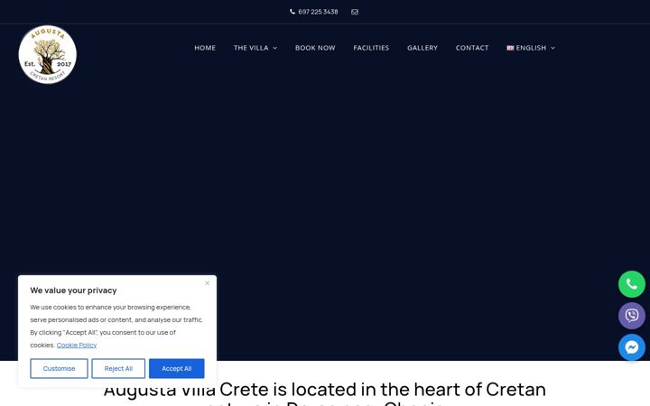 Screenshot of augustavillacrete.com