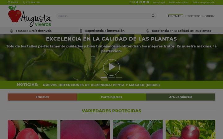 Screenshot of augustaviveros.com