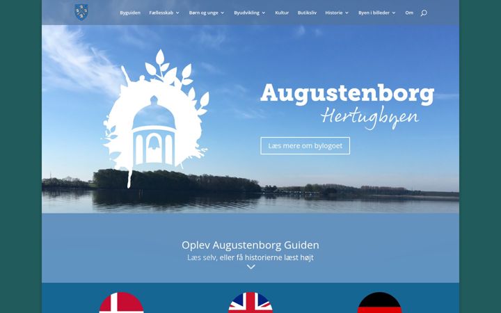 Screenshot of augustenborg.dk