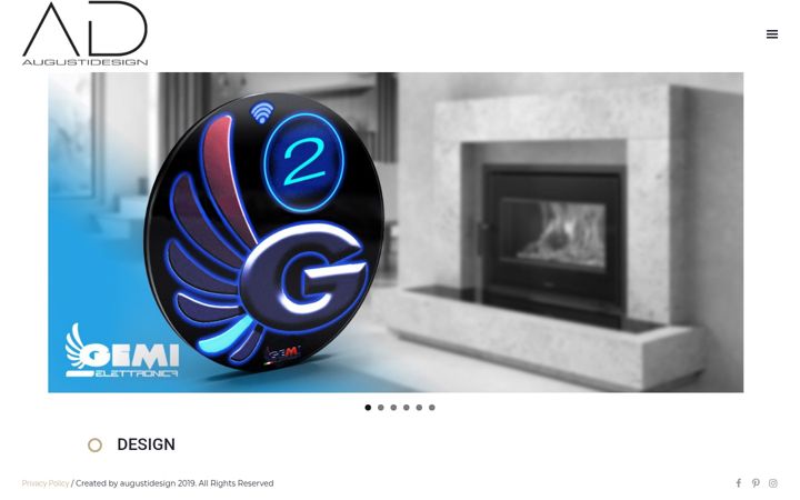 Screenshot of augustidesign.it